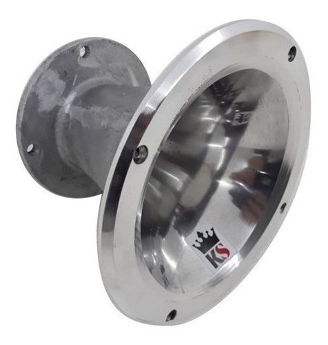 Corneta Kallaus Alumínio Ck 1450 Polida 6 Polegadas Flange
