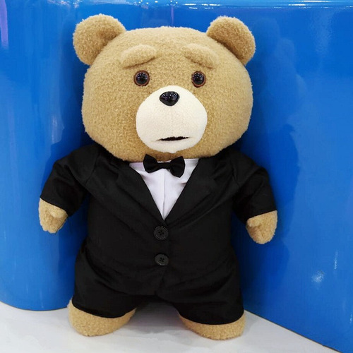 Peluche Oso Ted 2 Con Delantal En Supermercado 43cm