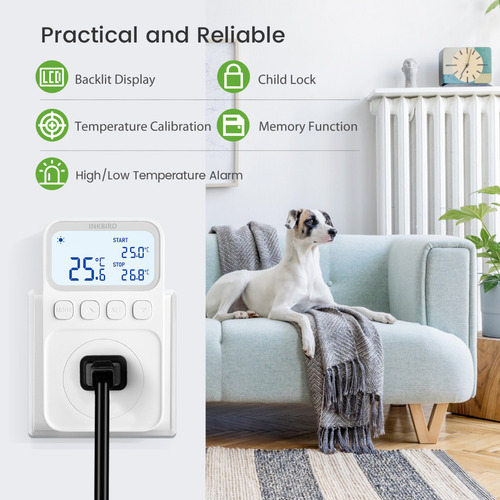 Controlador Digital De Temperatura De Refrigeración Y Calefa