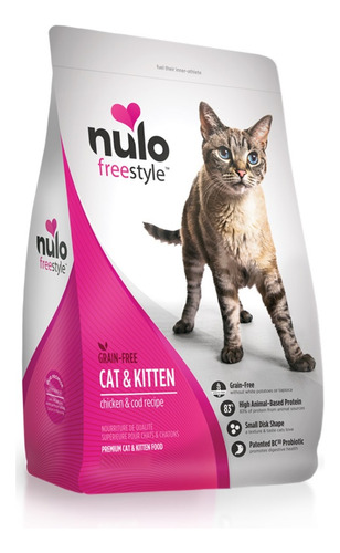Nulo Grain Free Cat-kitten Pollo Y Bacalao | Gato X 12 Lb