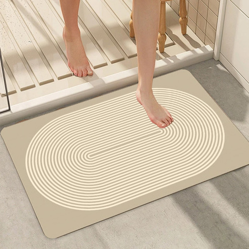 Tapete De Piso De Diatomita C Tapete Absorvente Para Banheir
