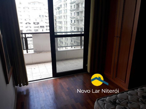 Imagem 12 de 15 de Excelente Flat Com Serviço, Andar Alto Na Melhor Rua Comercial De Icaraí. - 78
