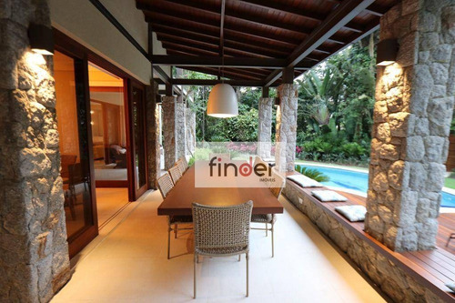 Imagem 5 de 30 de Condomínio Iporanga No Guarujá-sp. Casa À Venda, 397m², Piscina, Área Gourmet, 5 Dormitórios, 3 Suítes E 6 Vagas. A Poucos Passos Da Praia Das Conchas - Ca1029
