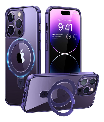 Funda Para iPhone 14 Pro Max Magnetica Translucida Delgada