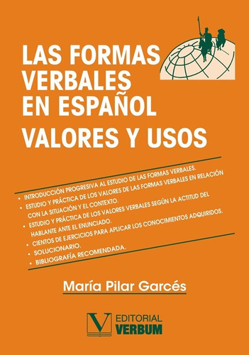 Las Formas Verbales En Español, De María Pilar Garcés Gómez. Editorial Verbum, Tapa Blanda En Español, 2018