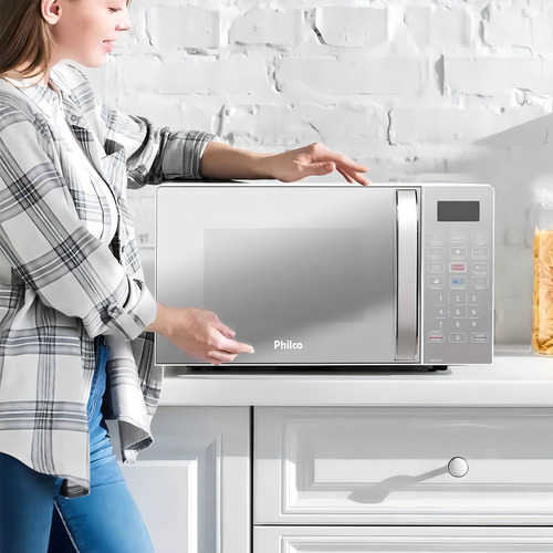 Micro-ondas Philco Pmo23 Branco Tira Odor 220v