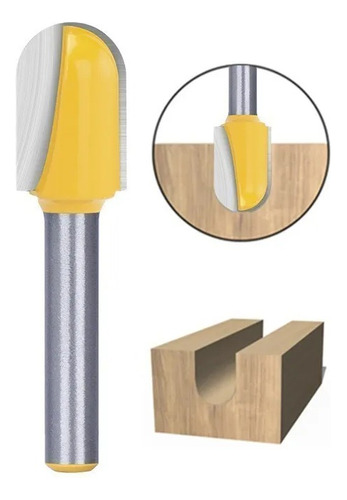Fresa Ball Nose 1/2  Fresa Esférica 12,7mm Roud Nose 1/2 