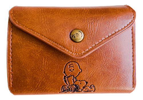 Cartera Mujer Snoopy Peanuts Tipo Piel Kawaii