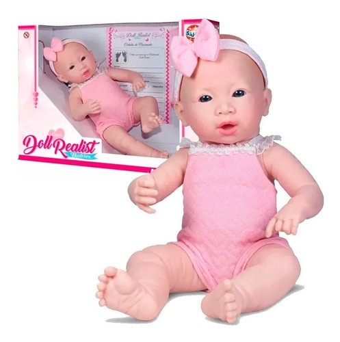 Boneca Bebê Realista Reborn Certidão Nascimento Infantil