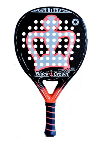 Paleta De Padel Black Crown Piton Attack Plus Palermo Tenis