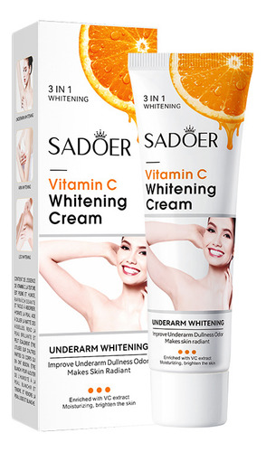 Creme Clareador De Vitamina C, Pele Escura, Pigmento Claread