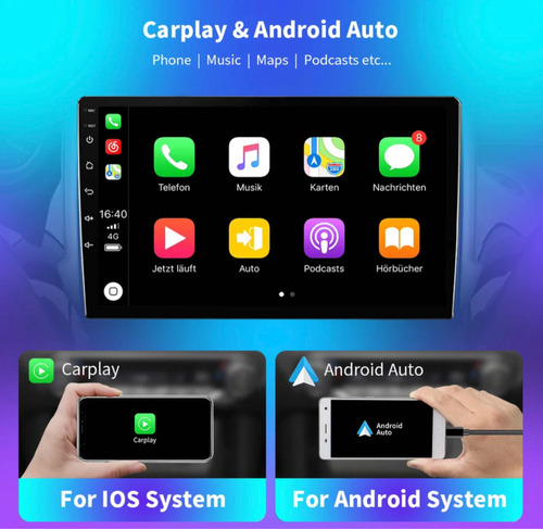 Radio Andorid Carplay 2+32 Renault Logan 2006-2013