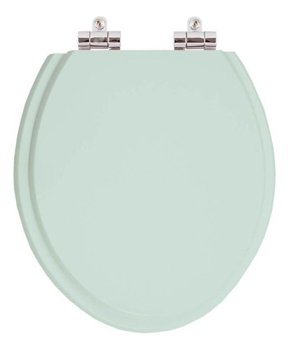 Assento Sanitario Soft Close Oval Verde Claro P/ Vaso Icasa Cor Verde-claro