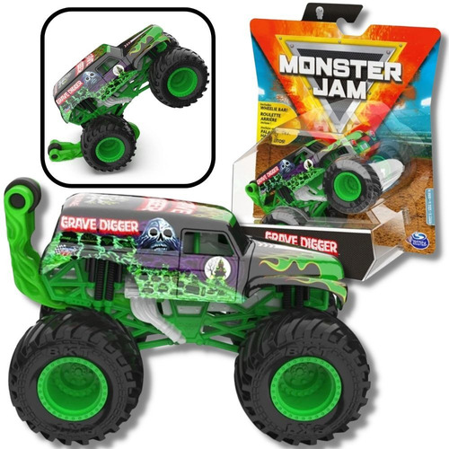 Monster Jam Truck - Carro Grave Digger True Metal 1:64 Sunny