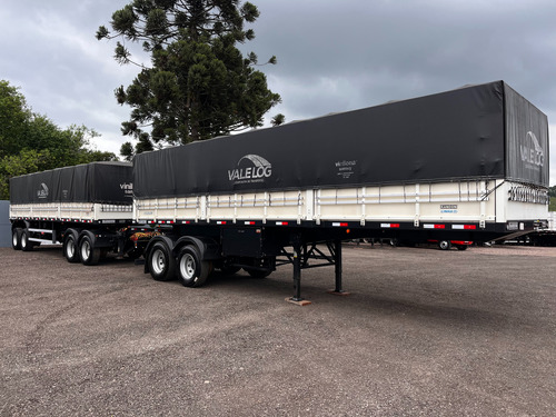 Rodotrem 6 Eixos Graneleiro Com Dolly 5a Roda Randon 2021