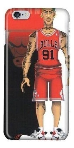 Funda Para Celular Modelo Dennis Rodman Bulls Chicago