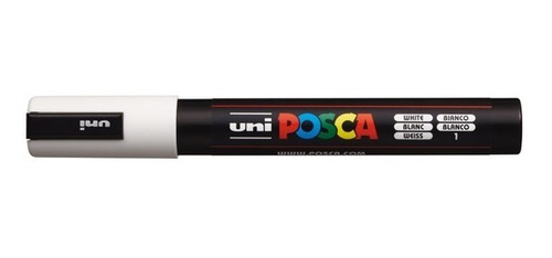 Uni-posca 15625 Marcador Fibra Pc-5m Blanco