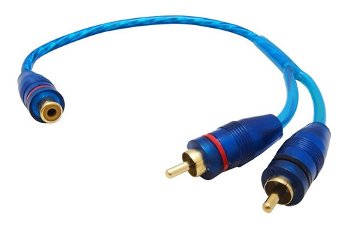 Cable Rca Derivador -y- 1 Hembra 2 Macho Para Potencias 30cm