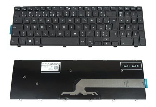 Teclado Para Dell Inspiron 15-3000 Modelo 15-3567-a10p Abnt