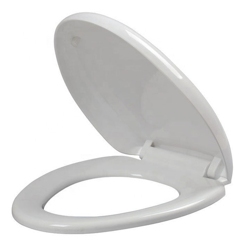 Imagen 1 de 1 de Tapa Asiento Wc Elongado Caida Lenta Con Freno