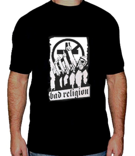 Bad Religion Remera Estampada Con Vinilo