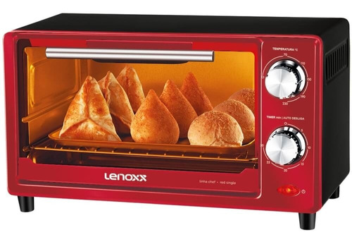 Forno Elétrico Red Single 9l 127v Lenoxx - Pfo307