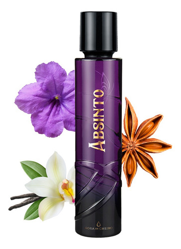 Deo Colônia Absinto Água De Cheiro - 100ml Perfume Femino Tradicional Original Fragrância Antiga Com Nova Embalagem O Proibido Para Menores Incensado