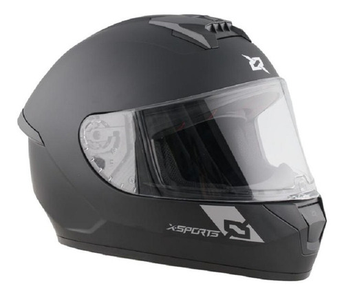 Casco Integral X Sports M66 Solid Negro Mate