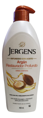 Crema Corporal Jergens Argan 400 Ml