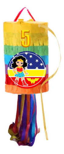 Piñata Giratoria Mujer Maravilla