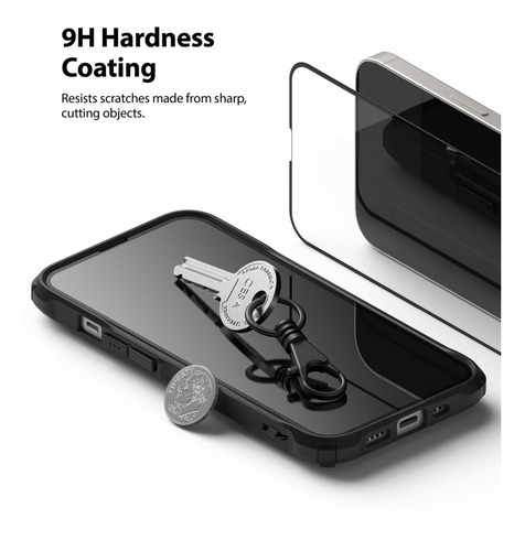 Imagen 4 de 10 de Templado Full Ringke Para iPhone 13 13 Mini Pro Pro Max