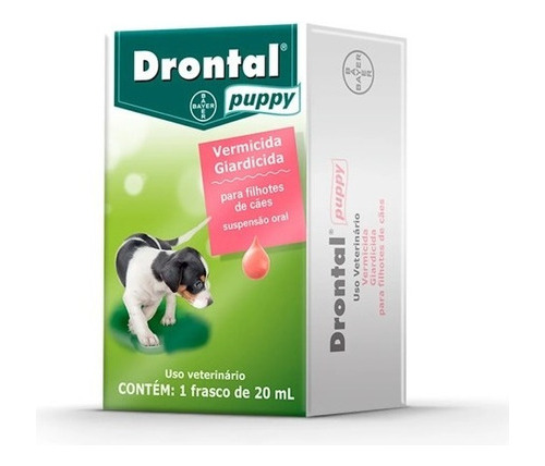 Vermífugo Drontal Puppy Suspensão 20 Ml