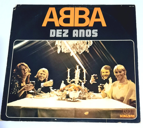 Lp Vinil Abba  Dez Anos 1981