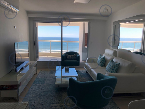 Alquiler Temporario De Apartamento Piso Alto De Tres Dormitorios Más Dependencia En Playa Brava, Punta Del Este 