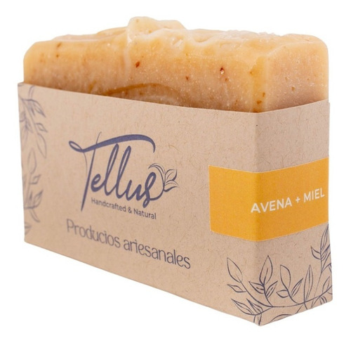 Jabón Avena Miel Natural Artesanal Ecológico 130 Grs