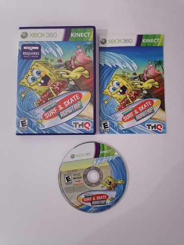 Kinect Spongebob Surf And Skate Roadtrip Xbox 360