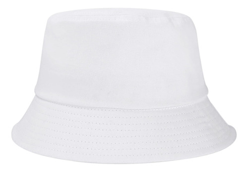 Sombrero De Pescador Plegable De Algodón De Color Sólido