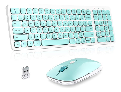 Mouse Cimetech, Con Teclado/inalambrico/receptor Usb/cele...