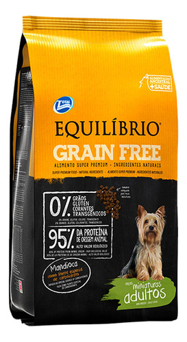 Alimento Equilibrio Grain Free Perro Adulto Pequeño 7,5 Kg