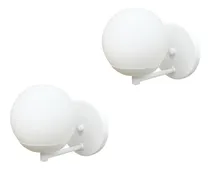 Comprar Kit 2 Arandelas Jabuticaba Branca Bolau002Fglobo De Vidro.