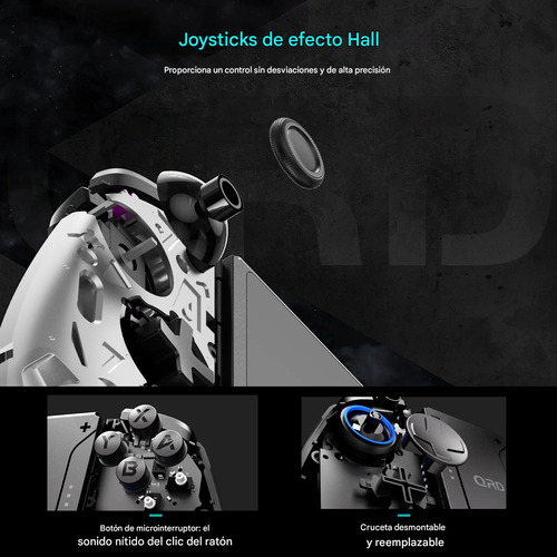 Joycon Gamepad Qrd Stellar T5 Para Switch Pc Android