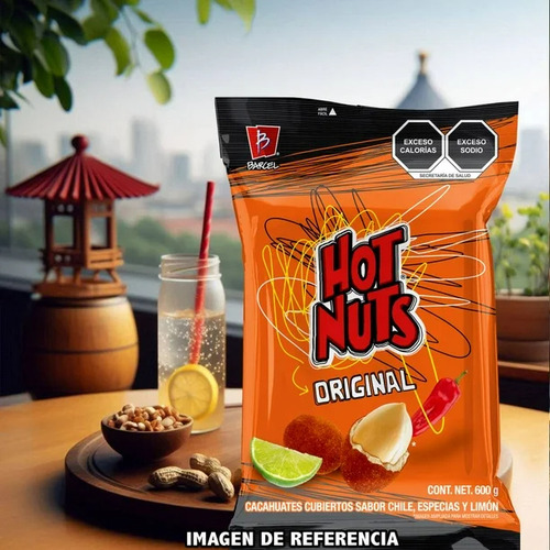 Cacahuates Hot Nuts Barcel Original 600 G