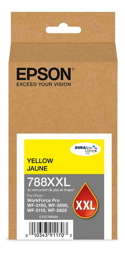 Cartucho De Tinta Epson T788xxl Yellow T788xxl420