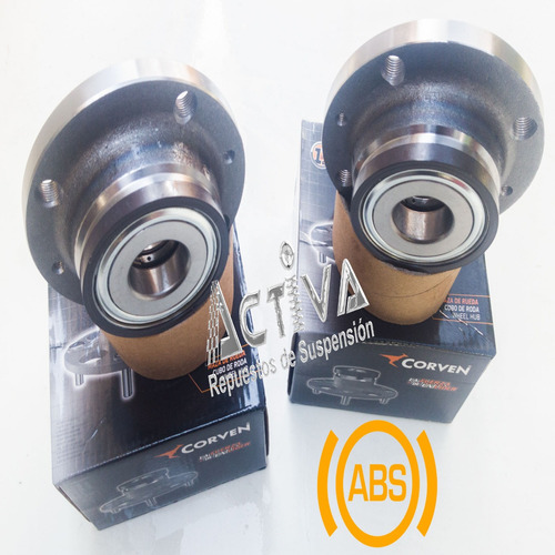 Imagen 2 de 6 de Kit 2 Mazas Traseras Peugeot Partner 1.6 Hdi Con Abs
