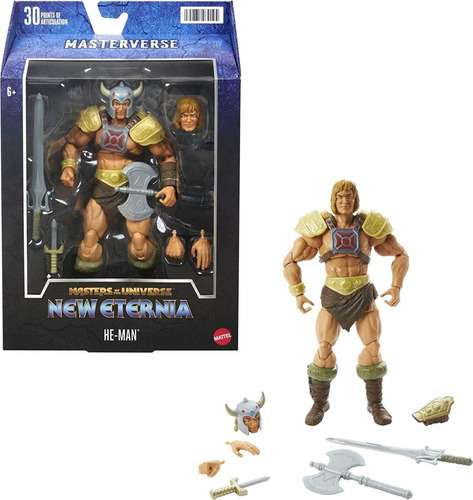 Masters Of Universe Masterverse New Eternia Viking He-man 