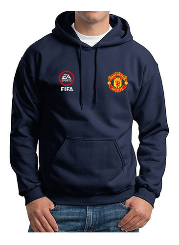 Buzo Hoodie Capota Manchester United Fc Fifa Ea Sports Hombr