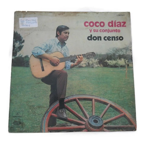 Tapa Del Vinilo Coco Diaz Y Su Conjunto Don Censo Sin Disco