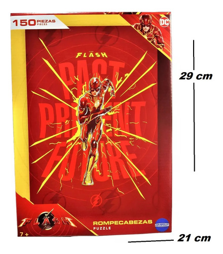 Imagen 2 de 3 de Rompecabezas Flash Futuro Puzzle Dc 150 Pzs Vulcanita