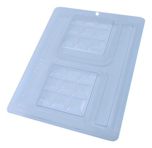 Forma Especial C/silicone 3 Partes Tablete Quadrado 10614bwb