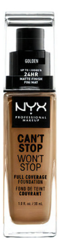 Base De Maquillaje Líquida Nyx Professional Golden 30ml